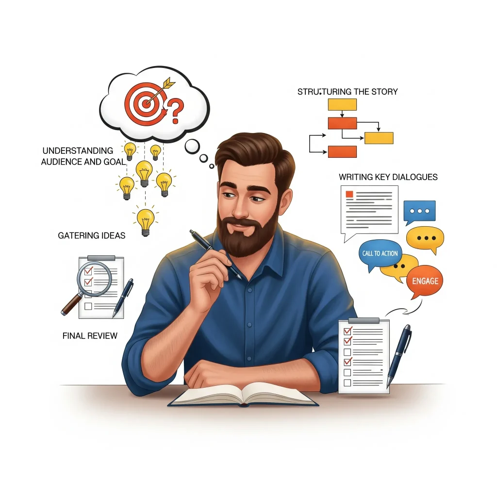 ساختاردهی و طراحی داستان