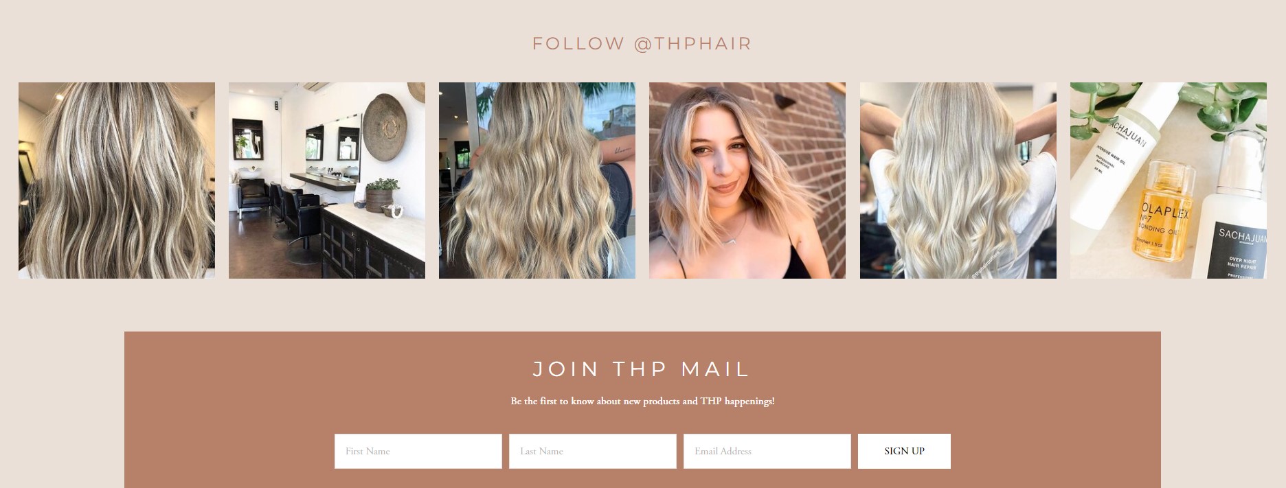وب سایت Thp Hair