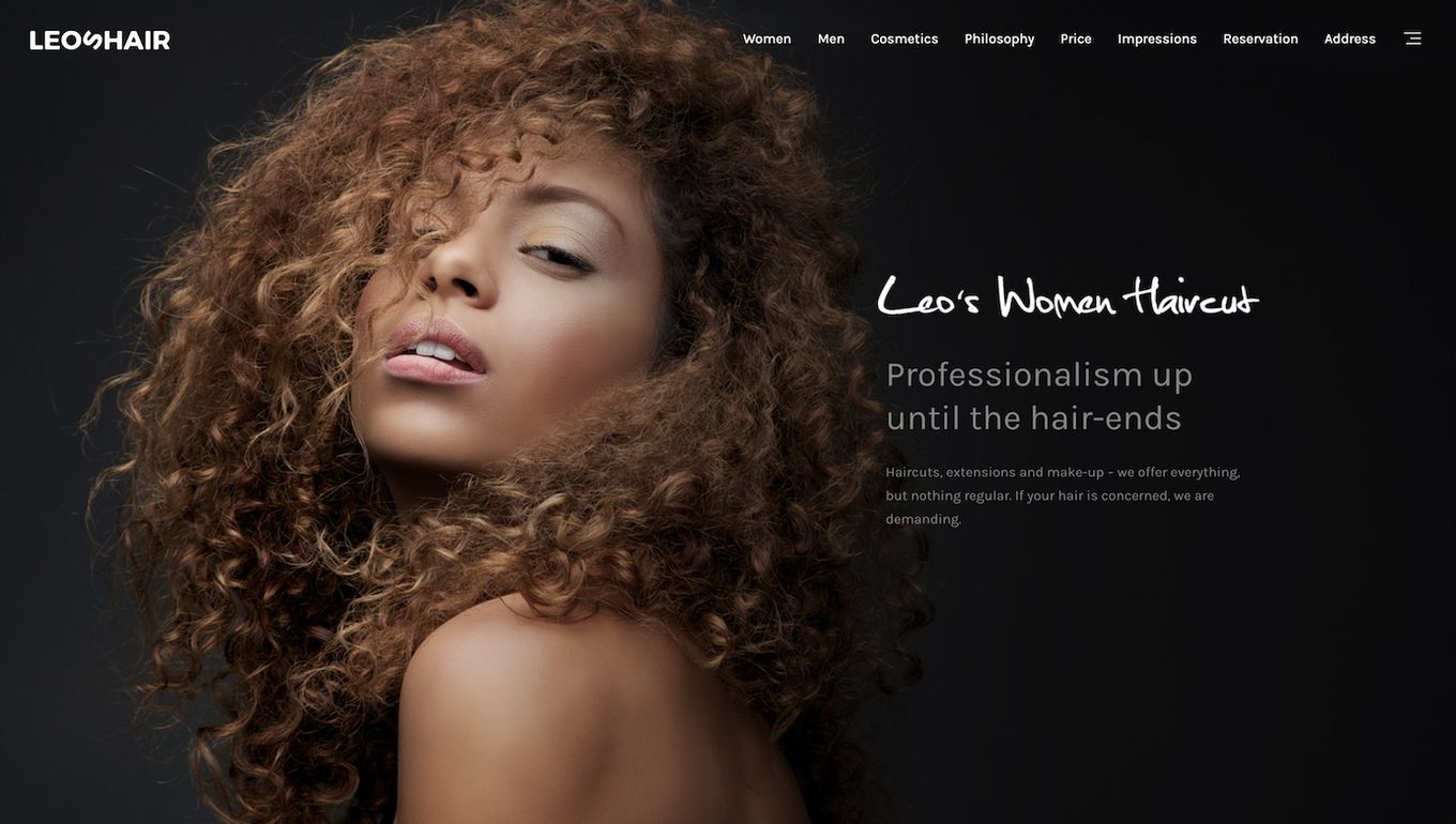 وب‌سایت leos hair