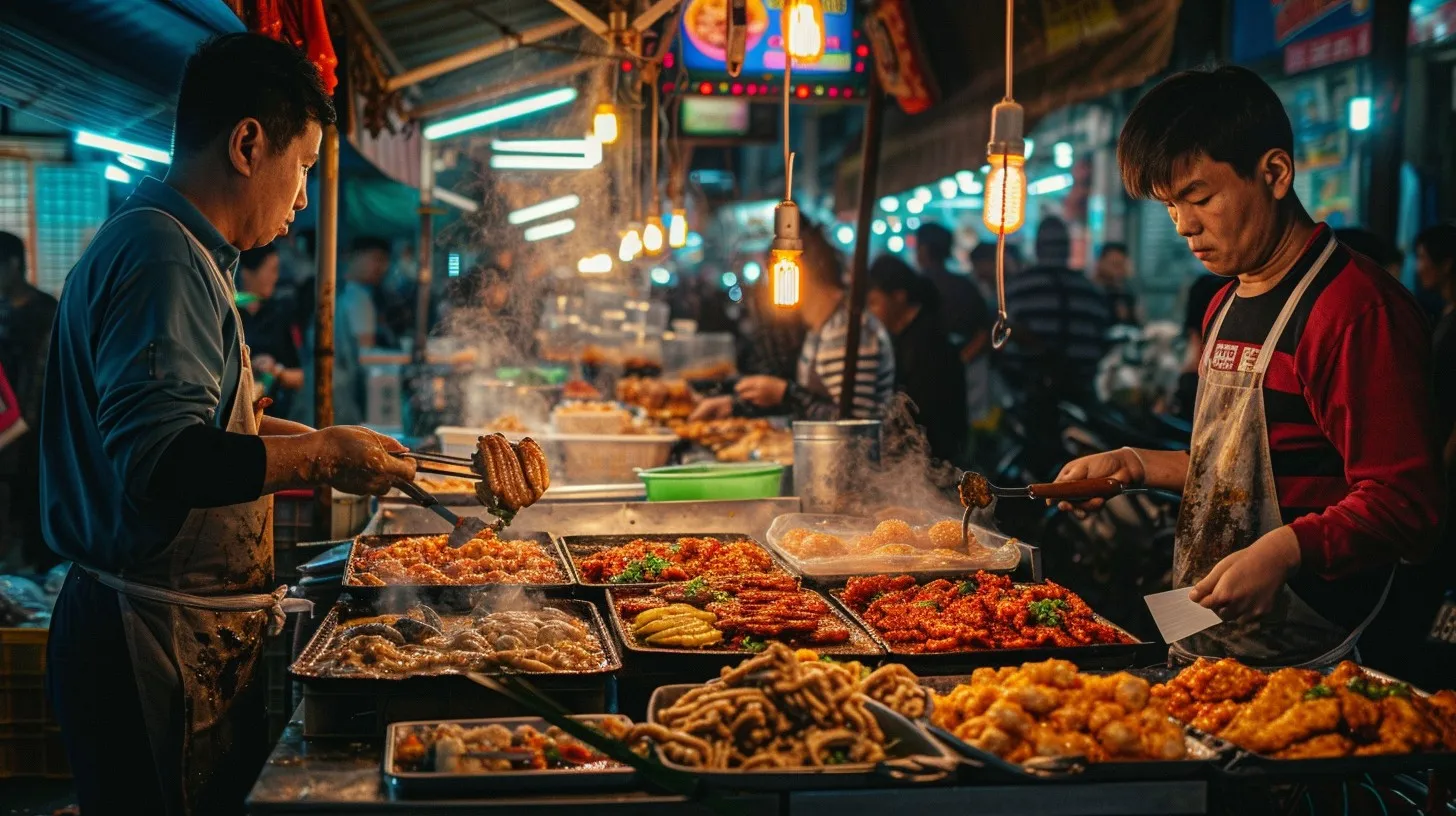 عکاسی از غذاهای خیابانی